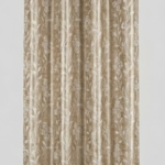 CottonKart Premium Royal Beige Floral Jacquard Curtains for Home - (WINDOWS 2 OR DOOR 1)