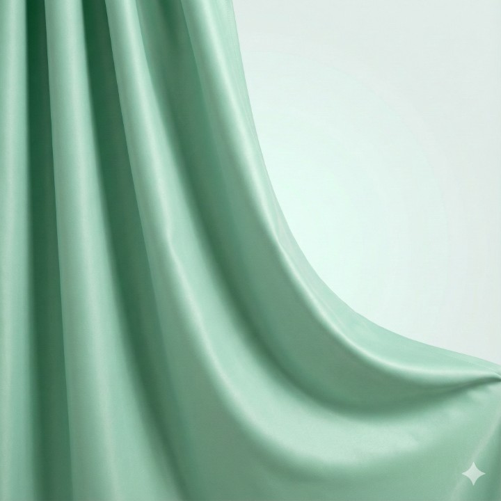 Buy Mint Green Curtains Online | Select Window or Door Size | Room Darkening Parda | CottonKart.com