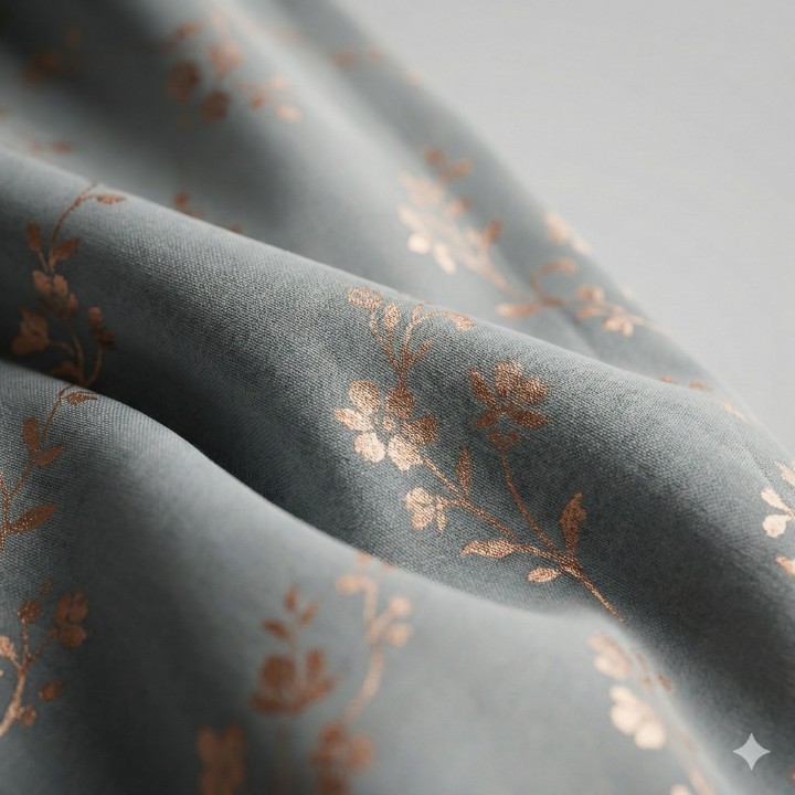 Experience Ultimate Comfort & Luxury with CottonKart Blackout Curtains Transform your home with the perfect combination of style and functionality. CottonKart presents its exclusive range of Metallic Foil Print Blackout Curtains, designed to give your interiors a royal look while providing complete protection from harsh sunlight. Unlike regular curtains, these heavy-duty drapes are crafted with advanced Blackout Technology that blocks 100% of outside light, making them perfect for bedroom privacy and afternoon naps. The elegant metallic leaf print adds a modern shimmer that complements both light and dark wall paints. Why You Will Love This: Complete Darkness (Sleep Better): Whether you are a late sleeper, a shift worker, or have a baby at home, these curtains create a pitch-dark environment anytime during the day. Thermal Insulation (Energy Saver): The thick fabric acts as a barrier against heat in summer and cold drafts in winter, helping to maintain your room temperature and save on AC bills. Premium Foil Design: The Gold/Copper foil print is high-quality and long-lasting, giving a rich, designer look to your windows and doors. Noise Reduction: The dense fabric weave helps reduce street noise, ensuring a peaceful atmosphere. CottonKart Promise: We ensure high-quality stitching, durable eyelet rings, and fabric that lasts. Product Specifications: Material: Heavy Polyester Blend (Blackout Weave). Opacity: 100% Blackout. Hanging Style: Metal Eyelet Rings (Rust-free). Care Instructions: Machine wash cold (Gentle Cycle). Do not bleach. Iron on low heat on the reverse side.