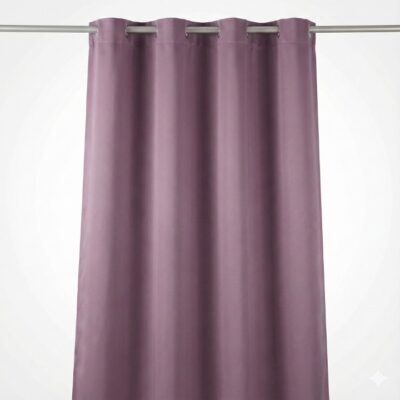 CottonKart.com Mauve Purple Solid Door Curtain (1 Piece) - Modern Plain Parda for Home Decoration