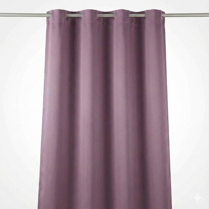 CottonKart.com Mauve Purple Solid Door Curtain (1 Piece) - Modern Plain Parda for Home Decoration