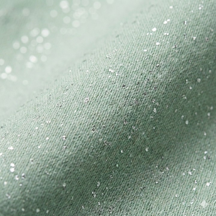 CottonKart Premium Sage Green Textured Curtains – Soothing Mint Green Drapes for Bedroom & Living Room (Rod Pocket Style)