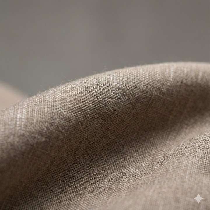 Taupe Beige Solid Curtain (1 Piece) - Neutral Earthy Tone Parda for Modern Homes