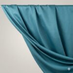 CottonKart.com Petrol Blue Premium Curtain (1 Piece) - Dark Solid Color Parda for Window & Door
