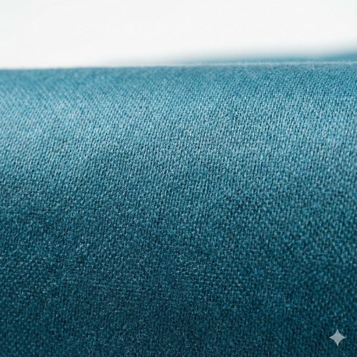 CottonKart.com Petrol Blue Premium Curtain (1 Piece) - Dark Solid Color Parda for Window & Door