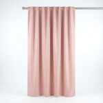 CottonKart.com Blush Pink Solid Curtain for Bedroom (1 Piece) - Elegant Window/Door Drape (Rose Color)