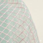 CottonKart.com Premium Rose Pink Net Curtain - Modern Sheer Mesh for Door & Window (Transparent)