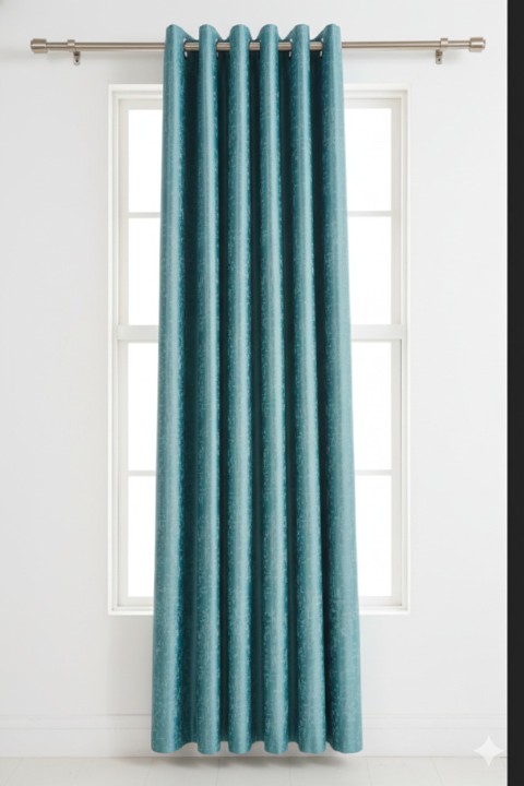 Cottonkart Premium Texture Design Long Crush Eyelet Curtains | Window 5ft (Pack of 2), Door 7ft (Pack of 1), Long Door 9ft (Pack of 1) | Multiple Color Options