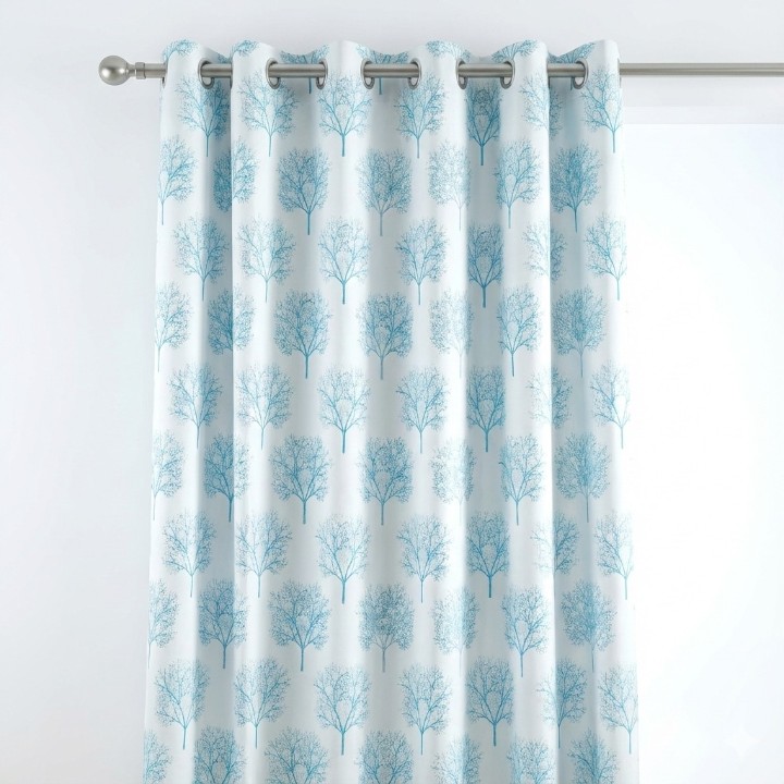 Cottonkart Premium Jacquard Tree Blackout Curtains - Choose Option: Window 2pcs (5ft) | Door 1pc (7ft) | Long Door 1pc (9ft)