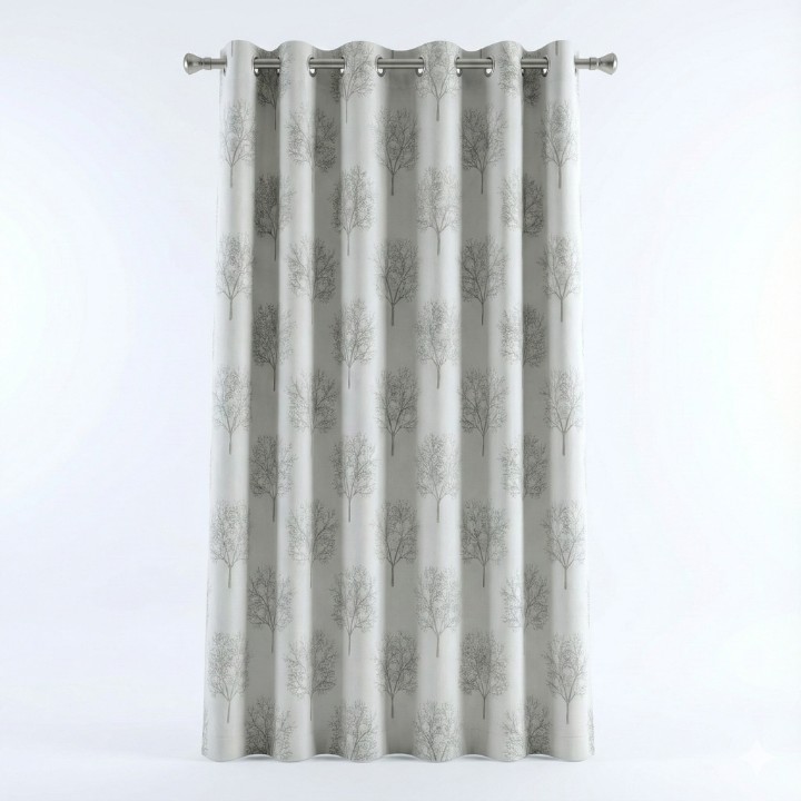 Cottonkart Premium Jacquard Tree Blackout Curtains - Choose Option: Window 2pcs (5ft) | Door 1pc (7ft) | Long Door 1pc (9ft)