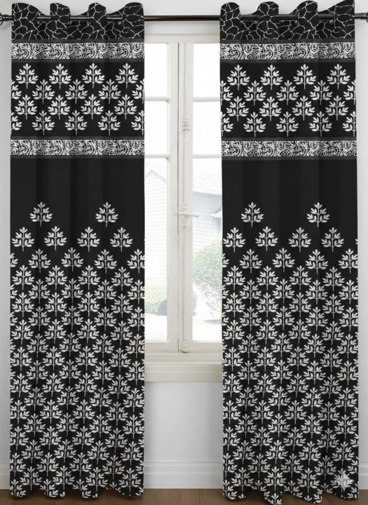 Cottonkart Lotus Print Indian Traditional Eyelet Curtains for Window (5ft), Door (7ft) & Long Door (9ft) | Premium Ring Parda Set