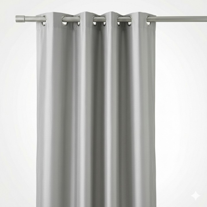 Cottonkart Premium Long Crush Plain Eyelet Curtains for Window (5ft), Door (7ft) & Long Door (9ft) | Stylish Ring Parda Set – Ring Top Long Crush Plain Fabric | 5ft, 7ft, 9ft Long Door Curtain | Modern Indian Home Decor