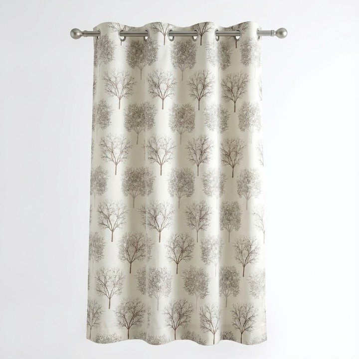 Cottonkart Premium Jacquard Tree Blackout Curtains - Choose Option: Window 2pcs (5ft) | Door 1pc (7ft) | Long Door 1pc (9ft)