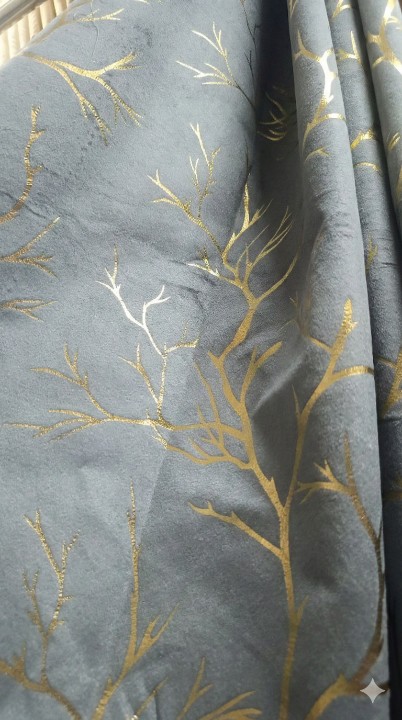 Cottonkart Luxury Velvet Long Crush Texture Curtains | Premium Eyelet Ring Curtains for Window 5ft (Pack of 2), Door 7ft (Pack of 1) & Long Door 9ft (Pack of 1) | Made in India