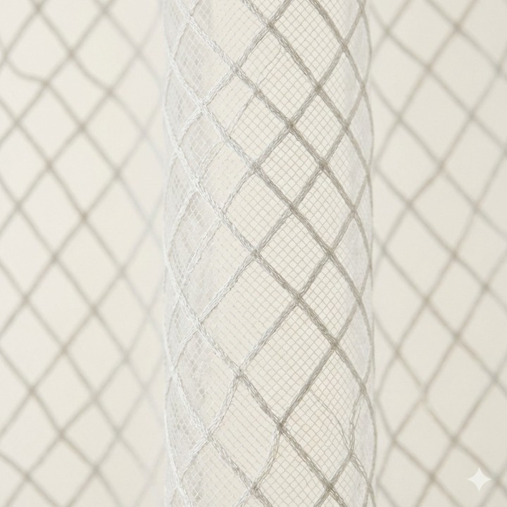 Cottonkart Premium Net Sheer Eyelet Curtains | Window (5ft) Pack of 2Pcs, Door (7ft) Pack of 1Pc & Long Door (9ft) Pack of 1Pc | Stylish Ring Parda