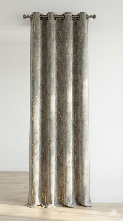 Cottonkart Luxury Velvet Long Crush Texture Curtains | Premium Eyelet Ring Curtains for Window 5ft (Pack of 2), Door 7ft (Pack of 1) & Long Door 9ft (Pack of 1) | Made in India