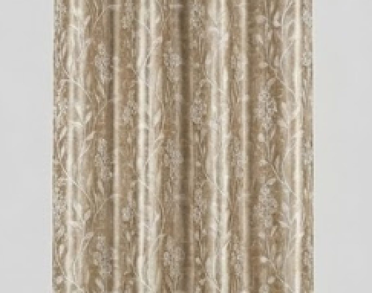 CottonKart Premium Royal Beige Floral Jacquard Curtains for Home - (WINDOWS 2 OR DOOR 1)